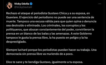 Rechazo de Vicky Dávila al