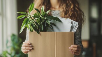 Mujer despedida (Adobe Stock)
