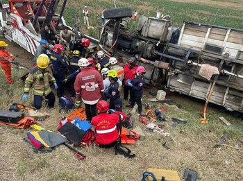Imágenes del accidente en el