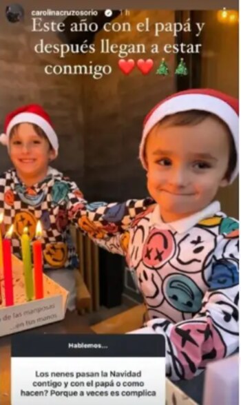 A través de redes sociales,