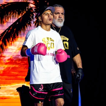 El debut profesional del boxeador ocurrió el 4 de febrero de 2023 con un nocaut frente a William Cerrato. (Foto: Redes de "Cobra" Orozco)