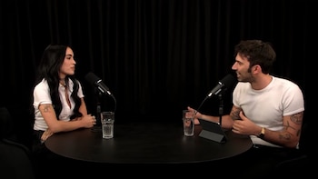 Mano a mano, la cantante