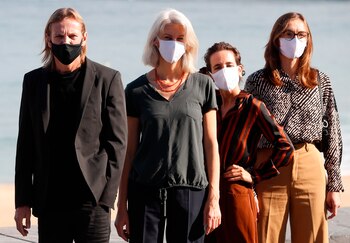 Sharuna Bartas posa con el