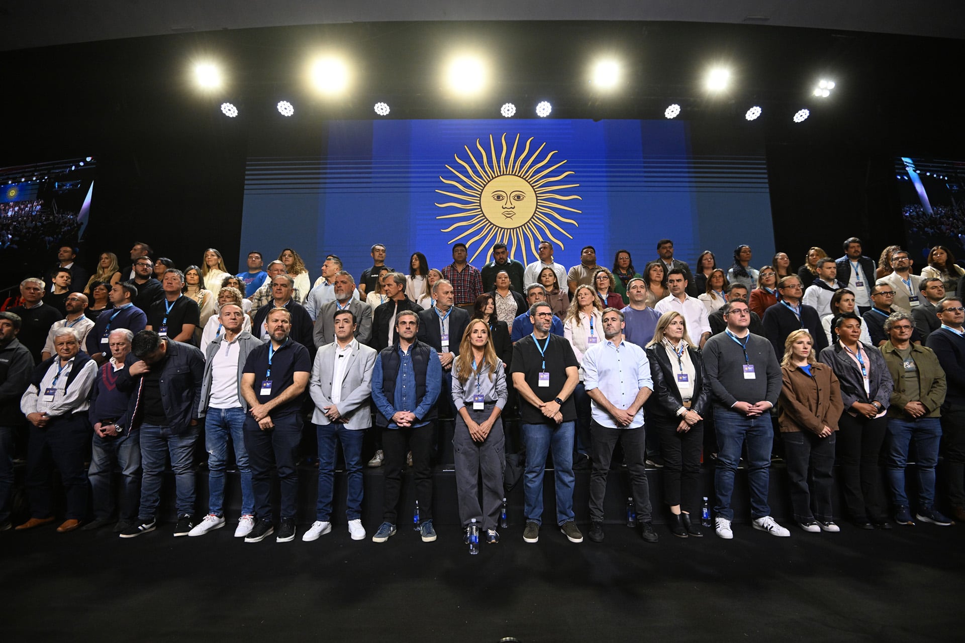 Dirigentes de todo el país formaron parte del acto que se realizó en Parque Norte (Fotos: Maximiliano Luna)