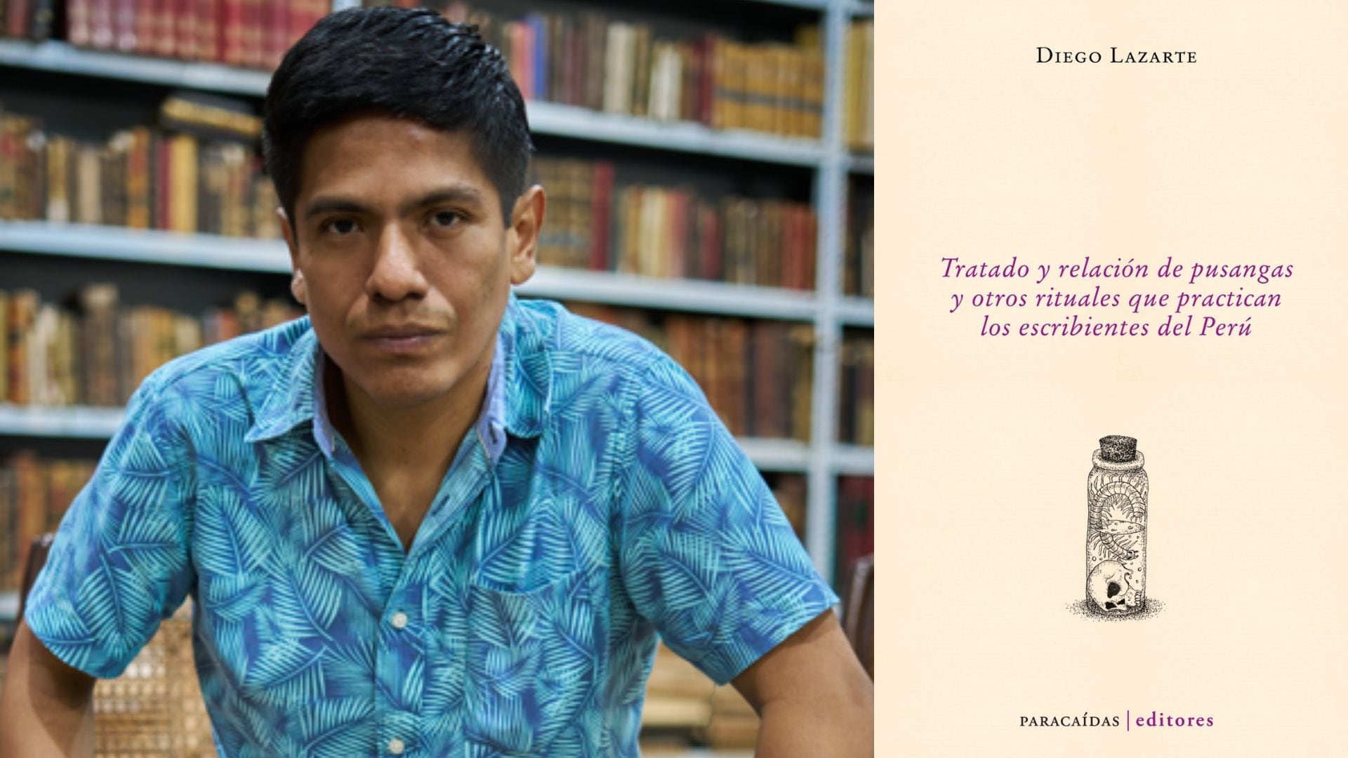 Diego Lazarte incorpora el humor y la ironía para cuestionar la solemnidad que suele acompañar a la poesía peruana - Créditos: Cortesía.