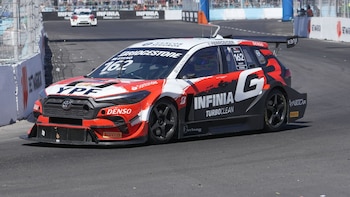 El circuito urbano se montó