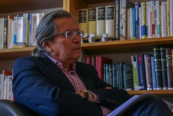 Armando Novoa, jefe de la delegación del Gobierno Petro con la Coordinadora Nacional Ejército Bolivariano (Cneb) - crédito Cristian Bayona/Colprensa