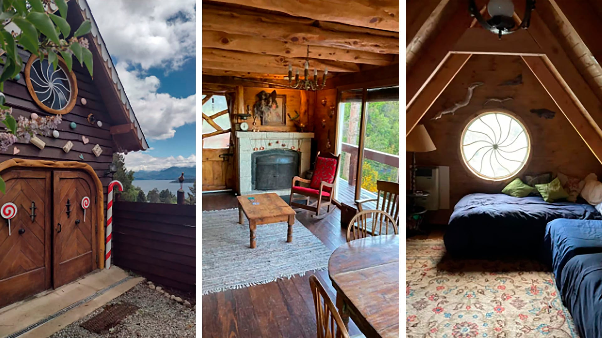 La casa de los cuentos de hadas existe y se inauguró en Bariloche: “Está inspirada en Hansel y Gretel y se alquila por día”