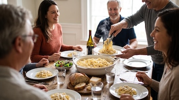 El fetuccini alfredo es perfecto para esos almuerzos o cenas en los que la comida se convierte en la mejor excusa para encontrarse y celebrar