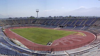 El estadio Nacional de Santiago,