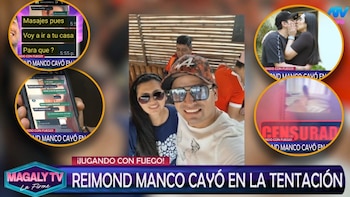 Reimond Manco es expuesto por Magaly Medina con chats y videos íntimos con joven de su staff: “Es traición, no ha cambiado”
