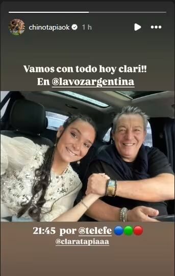 El Chino Tapia, leyenda de Boca Juniors y la Selección, expresó su orgullo por el debut de su hija