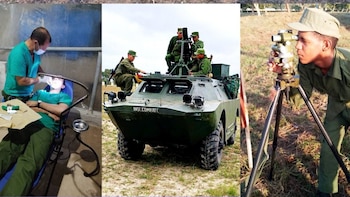 Imágenes que publicó Roberto Morales