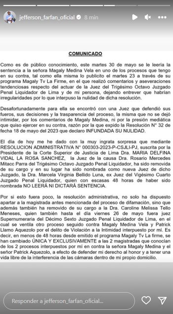 Jefferson Farfán denuncia irregularidades en