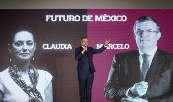 Marcelo Ebrard y Claudia Sheinbaum,