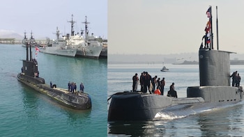 Los submarinos BAP Angamos y