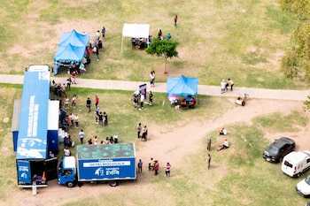 Movimientos sociales, como el Evita,