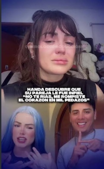Handa enfrenta a su novio en plena transmisión tras descubrir presunta infidelidad: “Maldita sea, lo sabía”. Captura: TikTok.