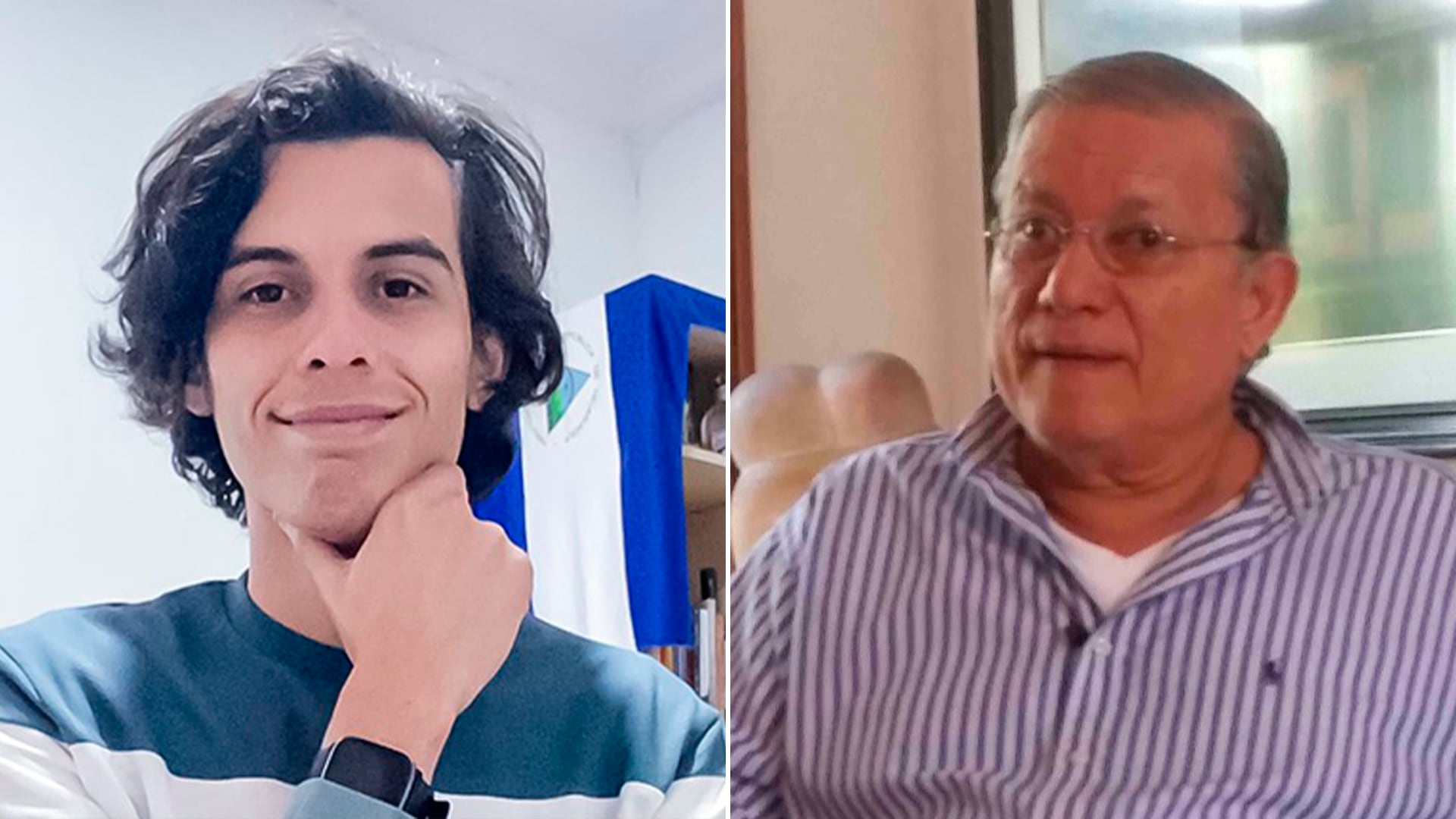 Juan Diego Barberena y Óscar René Vargas vieron a Ortega regresar al poder desde diferentes aceras. Ahora comparten exilio y oposición a la dictadura.