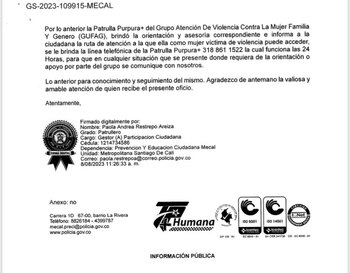 Denuncia contra el personero de