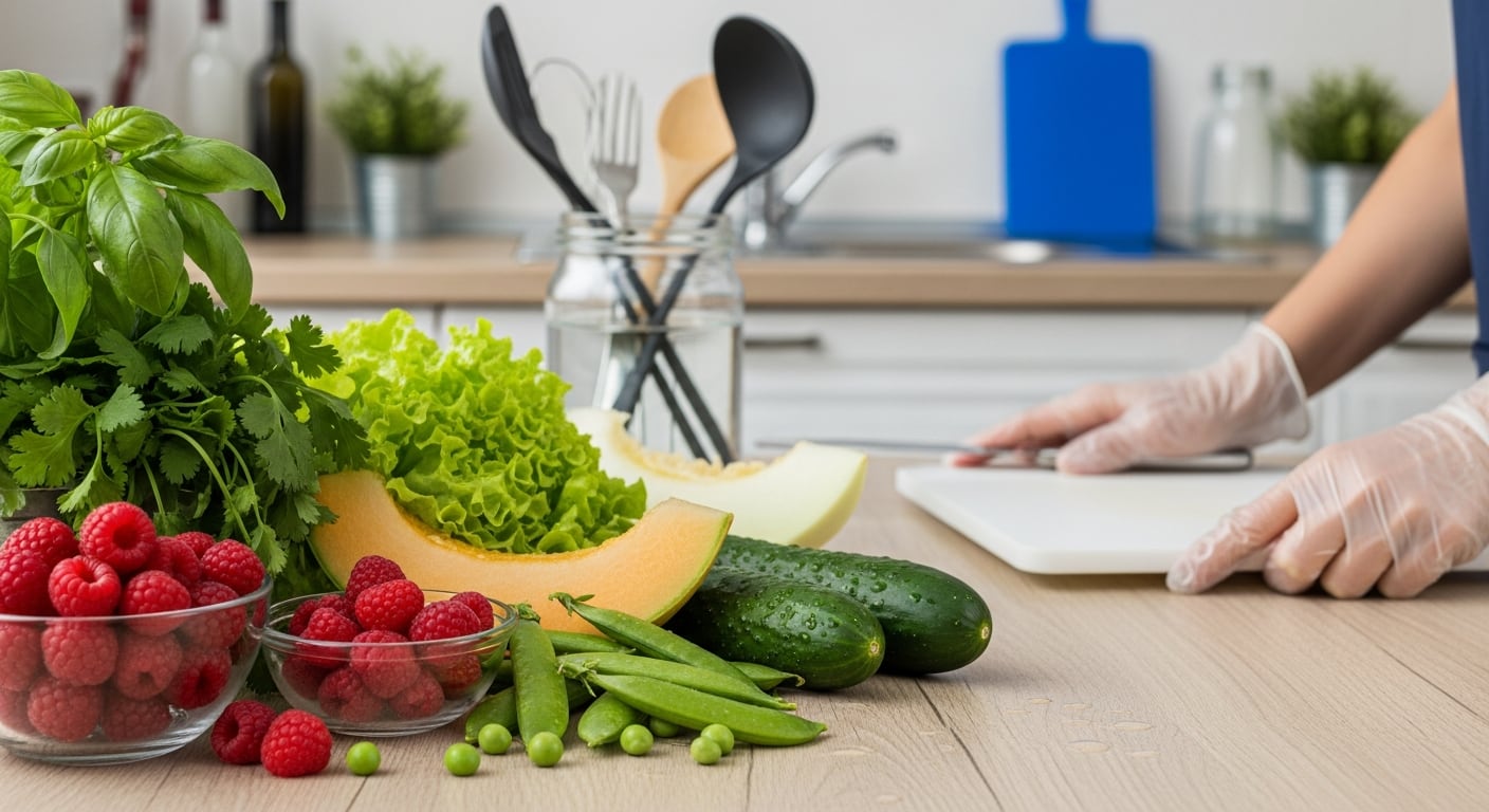 El brote de ciclosporiasis se vinculó con alimentos y agua contaminados, en especial frutas y verduras frescas (Imagen Ilustrativa Infobae)