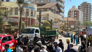 El derrumbe del Hotel Dubrovnik