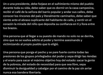 Conclusión de Gustavo Petro de
