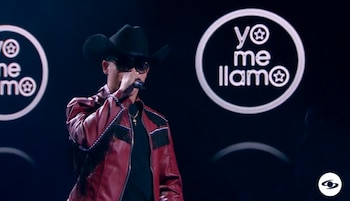 El participante hizo corear a todos las canciones del Aventurero - crédito Emisión Yo me llamo / Caracol Televisión