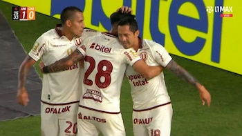 Gol de Gianluca Lapadula tras sutil definición en Universitario vs Los Chankas por Liga 1 2026