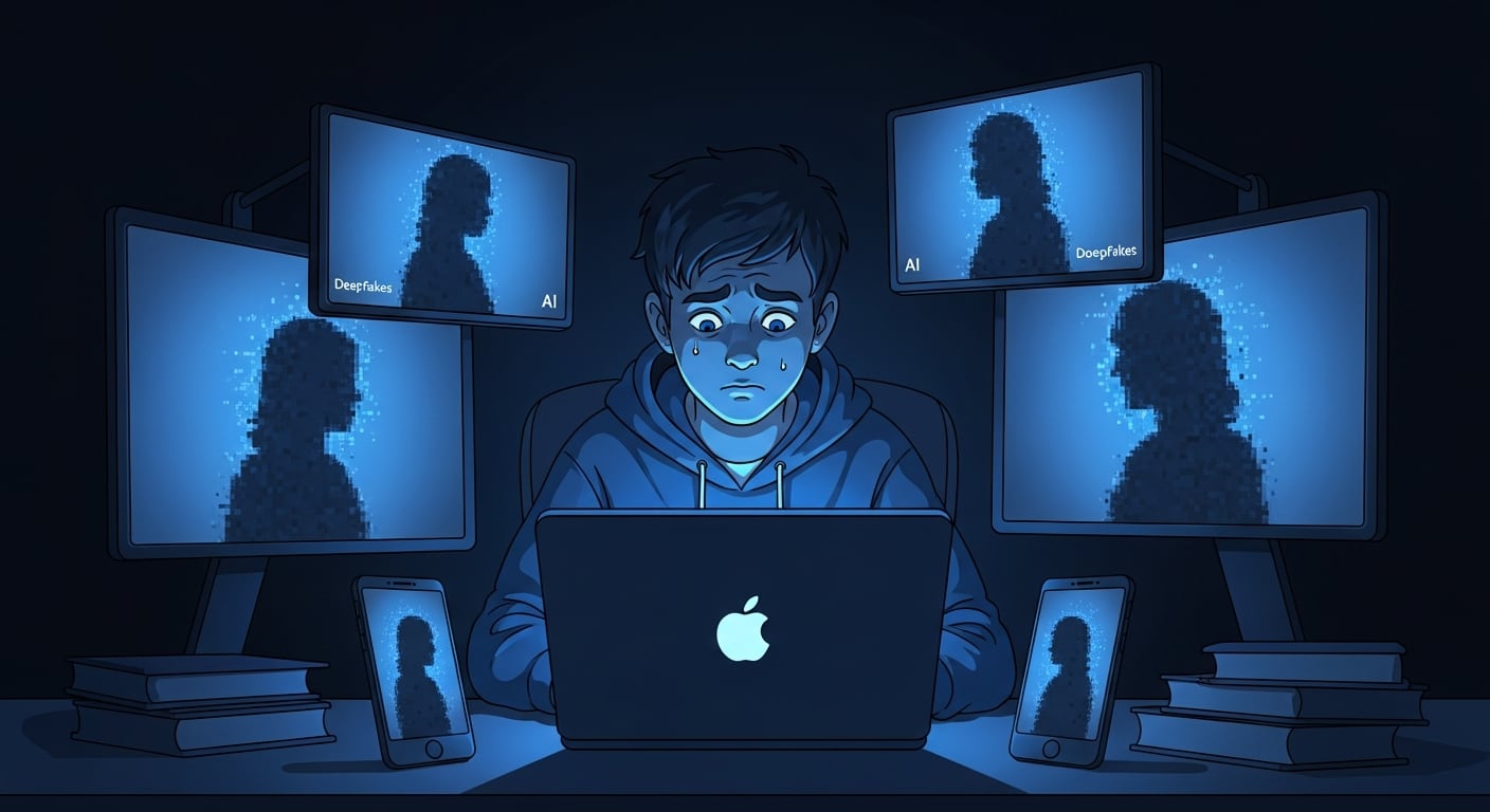 Más de la mitad de los adolescentes en EE. UU. usa IA para crear desnudos: alarma por privacidad y riesgos digitales - (Imagen Ilustrativa Infobae)
