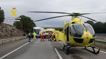 Herida grave una niña de