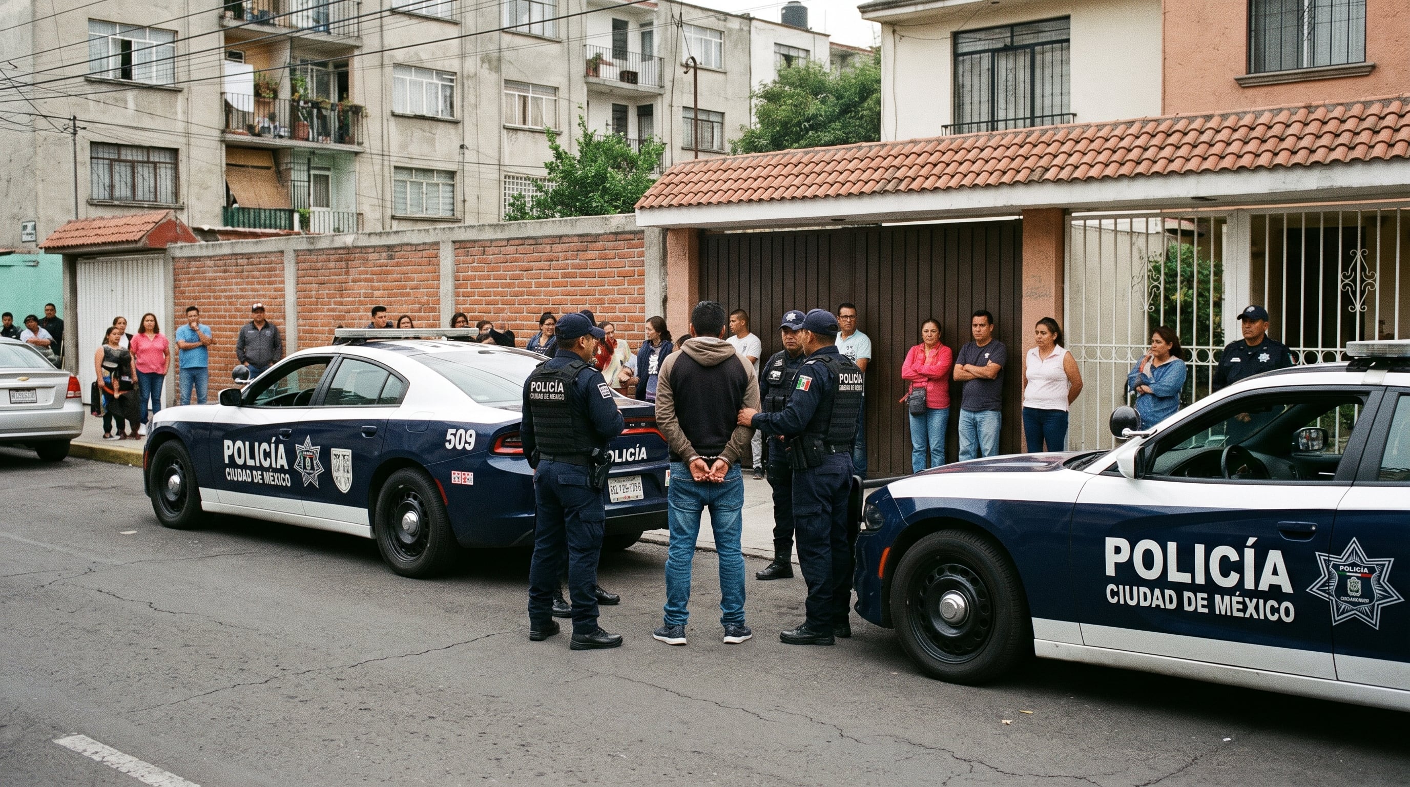 Ciudadanos retuvieron al hombre antes de la llegada de policías. La SSC CDMX informó que cuenta con cinco ingresos al penal por delitos de robo. (Imagen ilustrativa elaborada con IA| Infobae México)