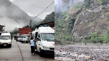 Huaico arrasa puente y deja