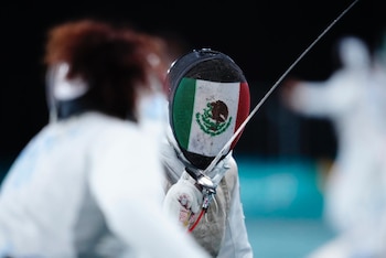 El equipo de esgrima no