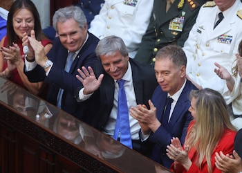 El presidente Javier Milei volvió