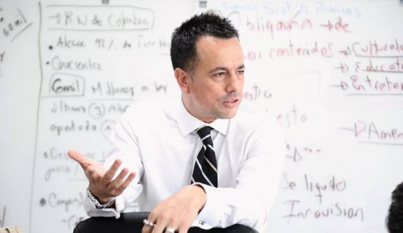 Juan Pablo Bieri, gerente de Rtvc cuando presuntmaente se censuró al programa de Los Puros Criollos, coducido por Santiago Rivas - crédito Juan Pablo Bieri / X