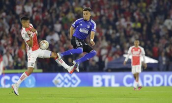 Millonarios y Santa Fe se enfrentan por la jornada 18 de la Liga BetPlay I-2023. Dimayor.