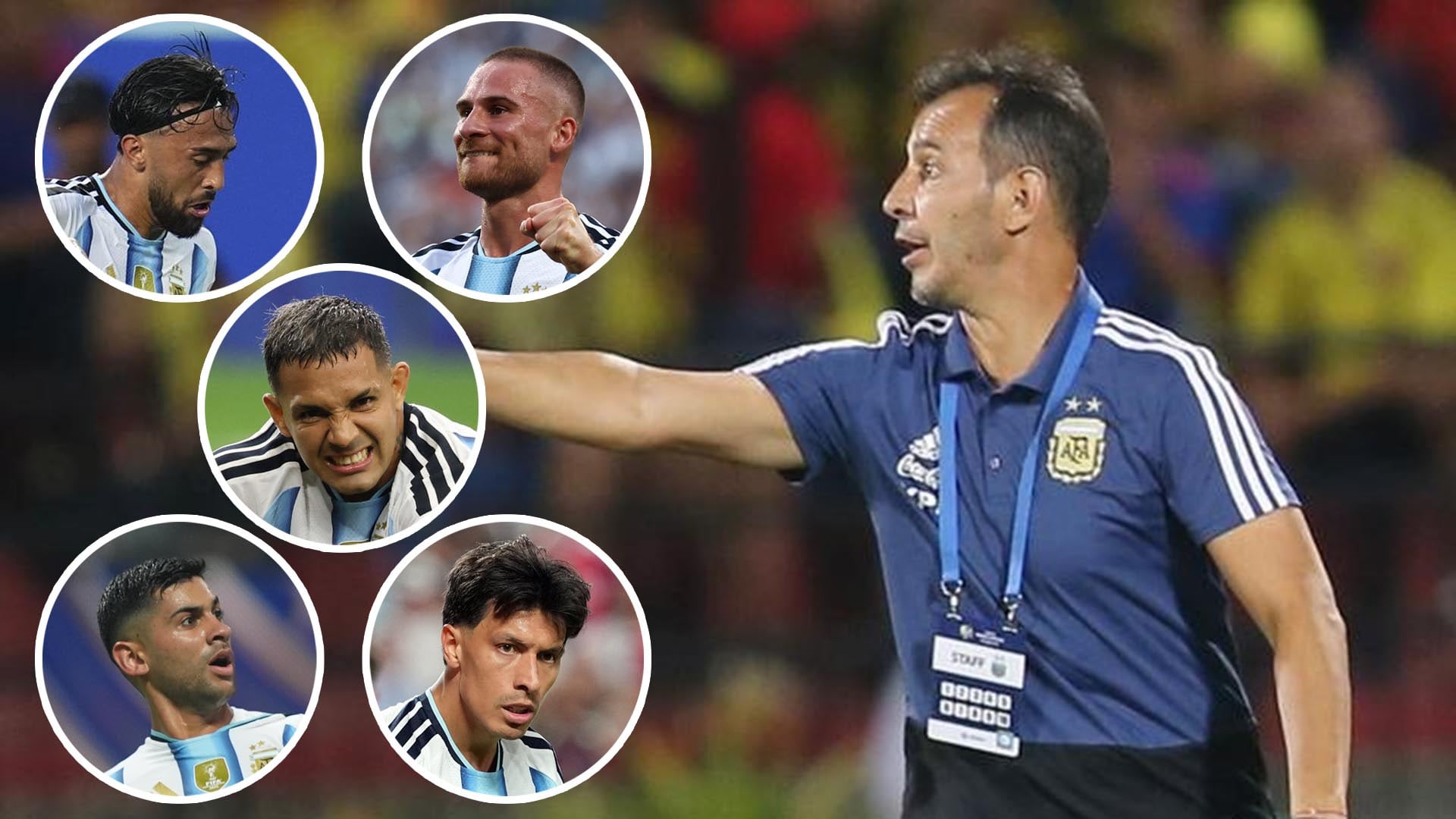 El Bocha Batista conoce a varios de los futbolistas que ahora se desempeñan en la selección mayor