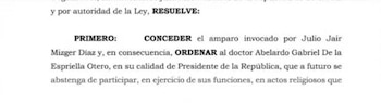 El fallo judicial de primera instancia podrá ser apelado por parte del presidente Abelardo de la Espriella - crédito captura de pantalla Chica Noticias