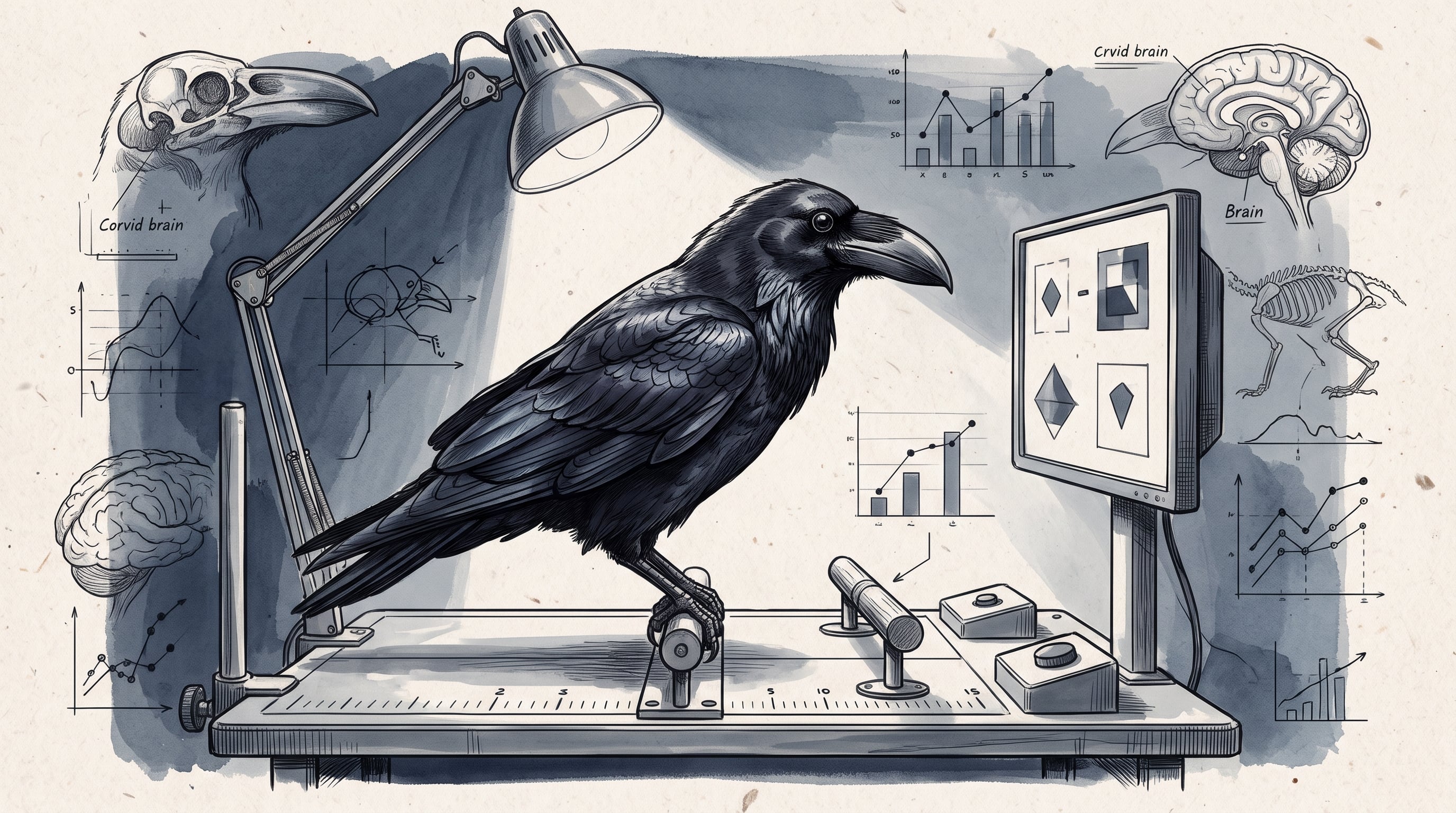 Un estudio de la Universidad de Tubinga determinó que los cuervos toman decisiones visuales en 235 milisegundos, cerca del doble de rápido que humanos y monos (Imagen Ilustrativa Infobae)