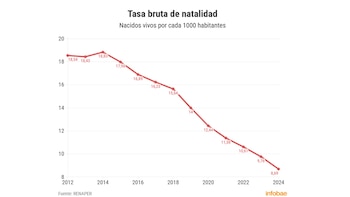 Qué pasó con la tasa de natalidad durante los últimos 15 años en Argentina