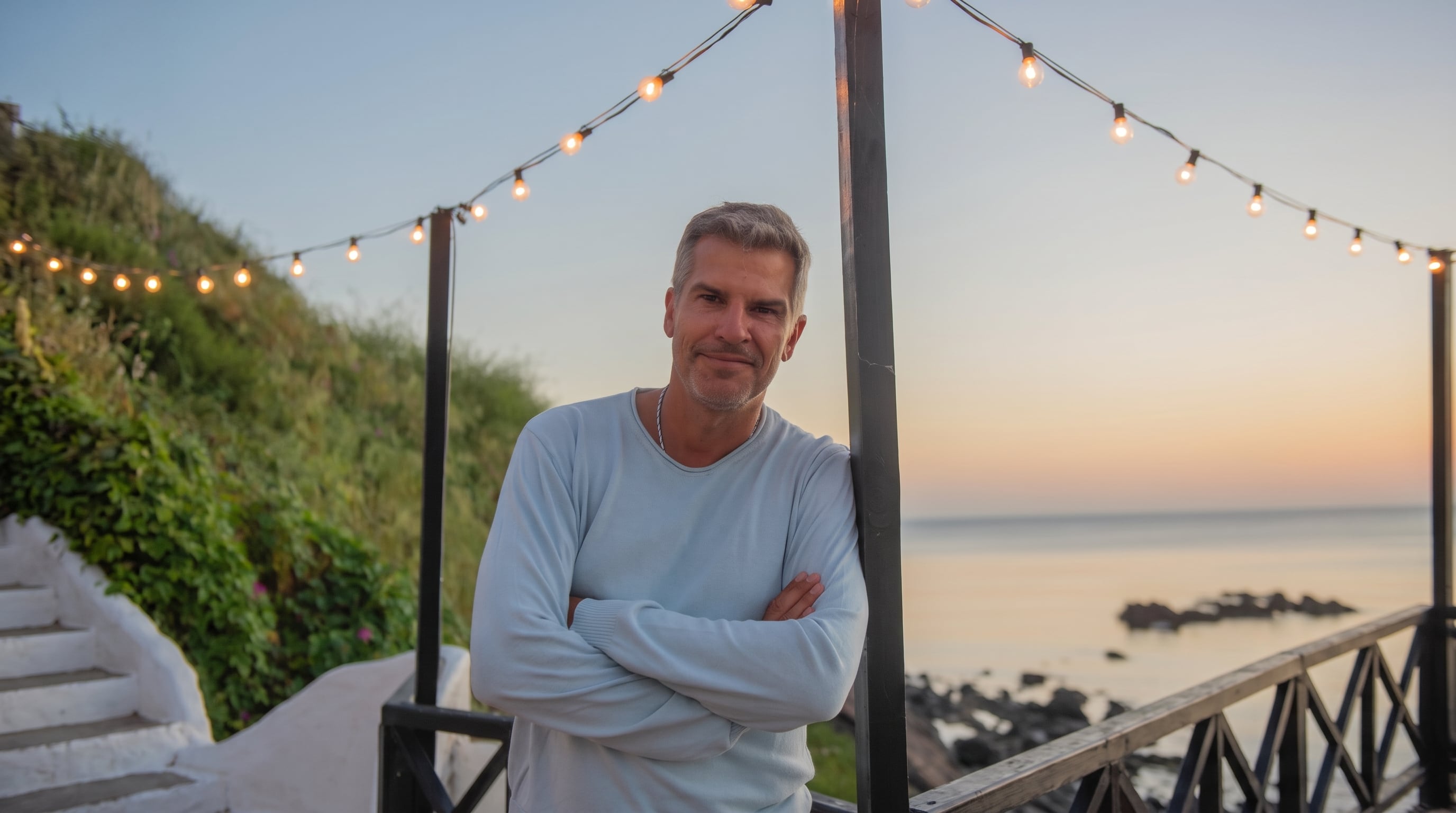 “Mi casita cerquita del mar”: Patricio Giménez Aubert celebró sus 51 y estrenó su hogar soñado