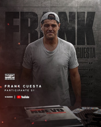 Frank Cuesta, concursante confirmado de 'La cárcel de los gemelos'. (Instagram @lacarceldelosgemelosoficial)