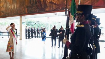 Claudia Sheinbaum niega militarización durante