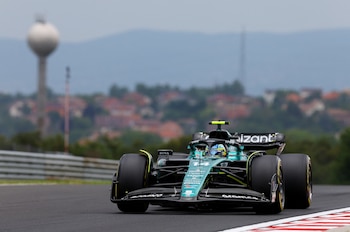 Fernando Alonso durante el GP