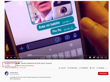 Videoclip de 'Mi bebito fiu fiu'.