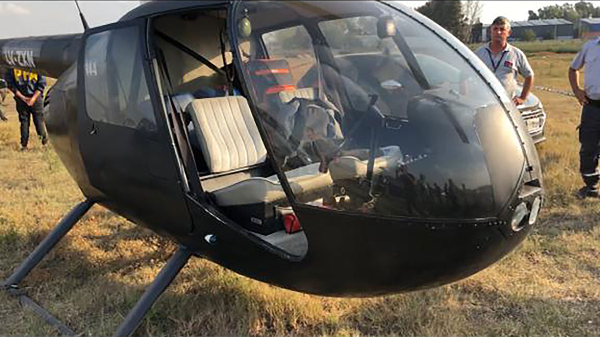 El helicóptero fue secuestrado por la PFA