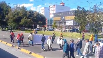 Caos en Transmilenio en el