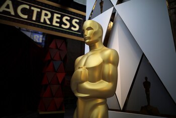 An Oscar statue is seen