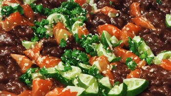 Comida mexicana, representación artística al